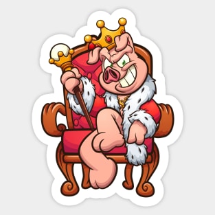 King Pig Sticker